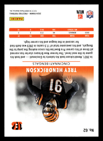 2024 Panini Prestige #62 Trey Hendrickson