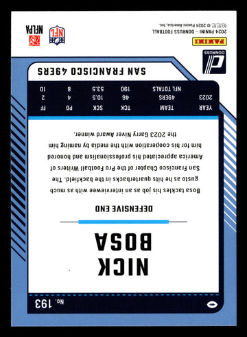 2024 Donruss #193 Nick Bosa