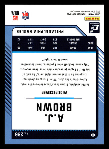 2024 Donruss #286 A.J. Brown