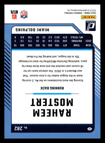 
2024 Donruss #282 Raheem Mostert
