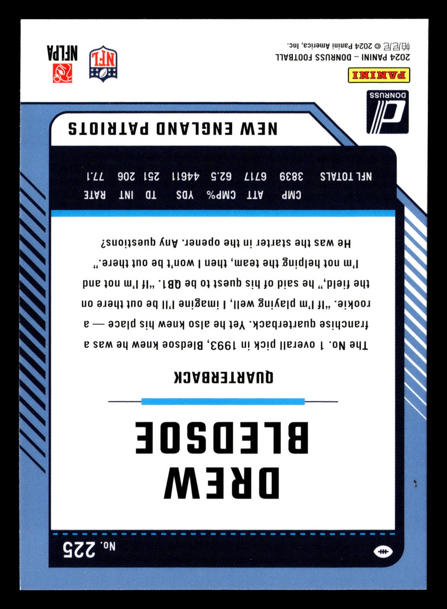 2024 Donruss #225 Drew Bledsoe