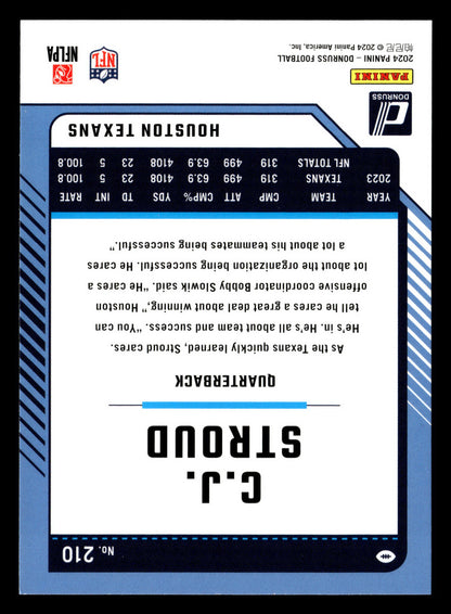2024 Donruss #210 CJ Stroud