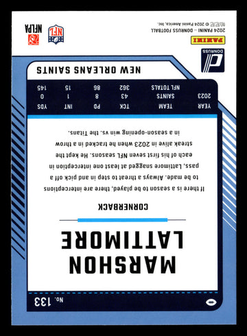 2024 Donruss #133 Marshon Lattimore