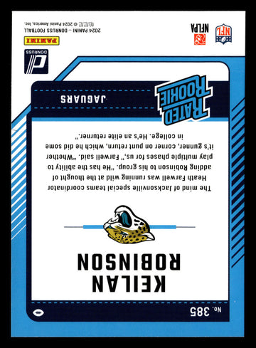 2024 Donruss #385 Keilan Robinson