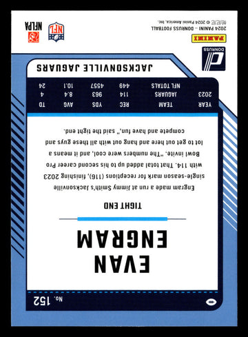 2024 Donruss #152 Evan Engram