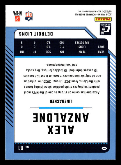 2024 Donruss #81 Alex Anzalone
