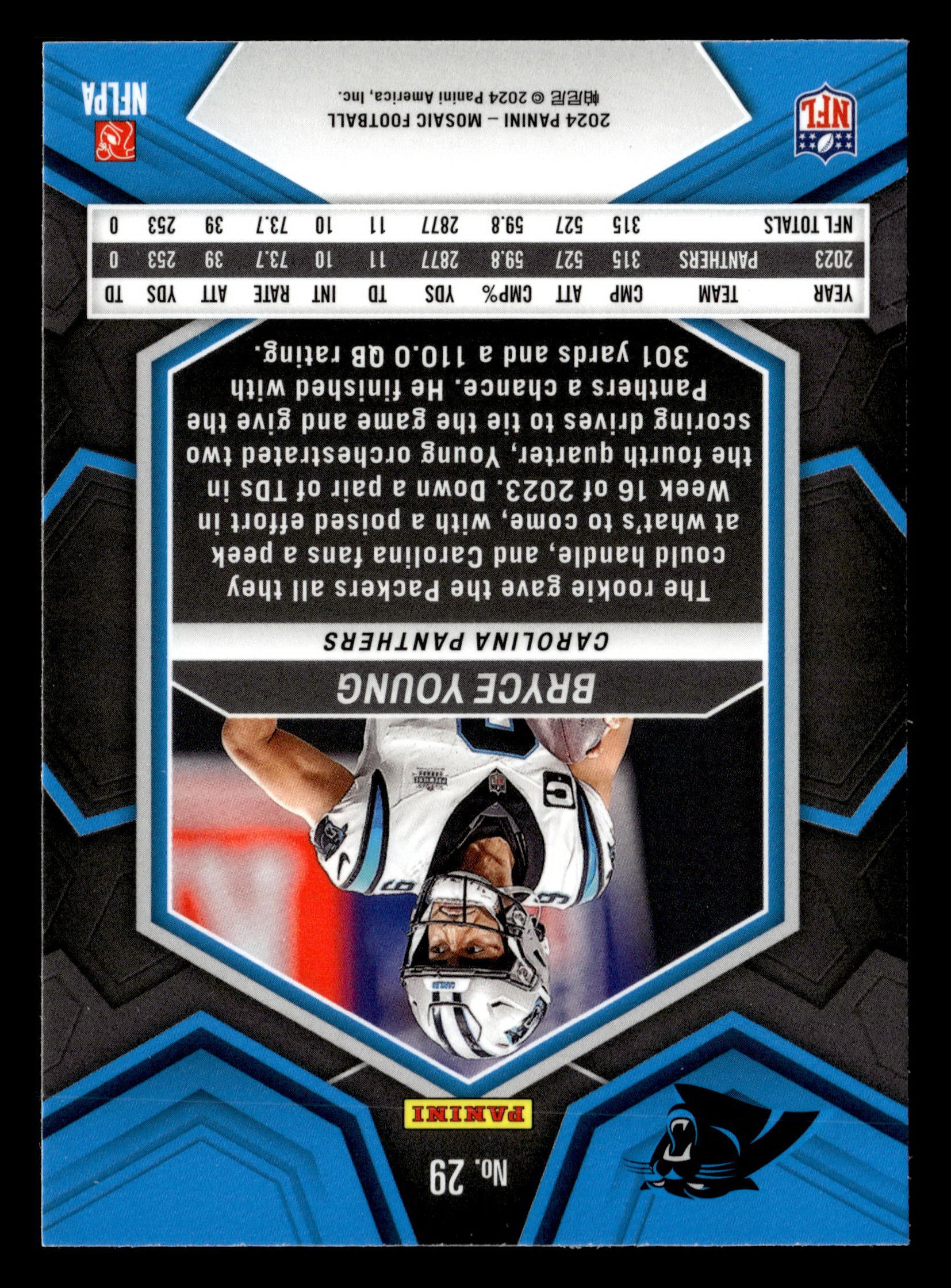 2024 Panini Mosaic #29 Bryce Young