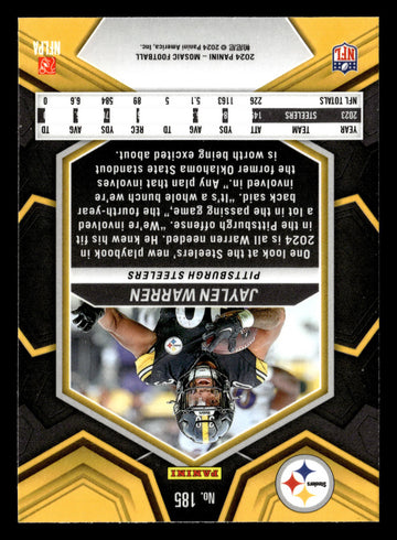 2024 Panini Mosaic #185 Jaylen Warren