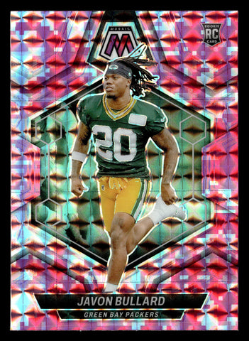 2024 Panini Mosaic #355 Javon Bullard Mosaic Camo Pink