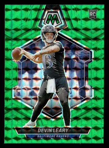 2024 Panini Mosaic #398 Devin Leary Mosaic Green