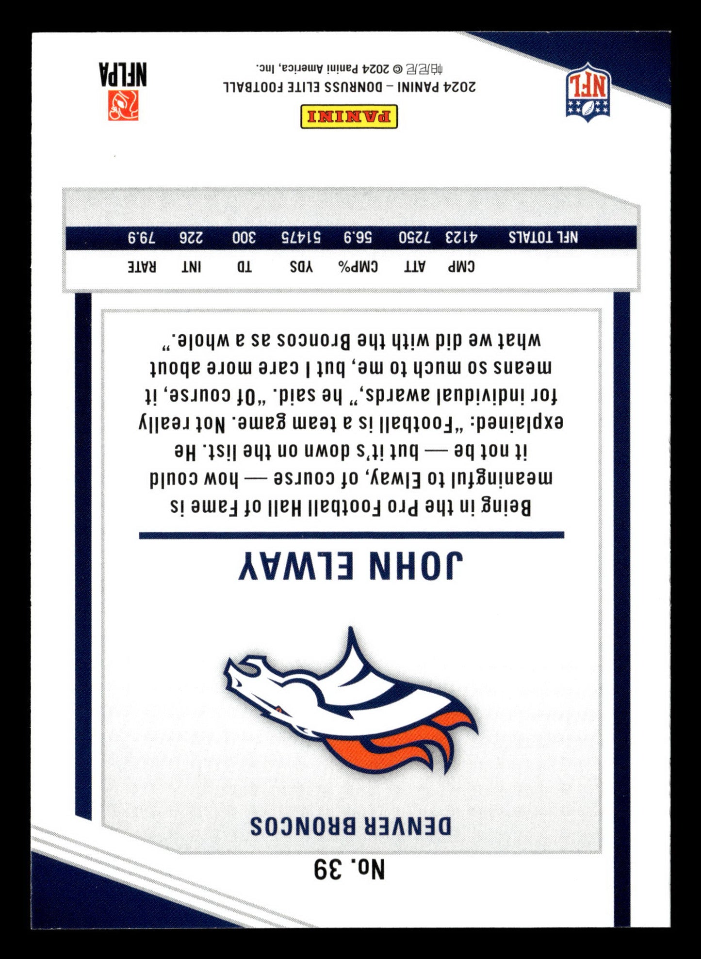 2024 Donruss Elite #39 John Elway