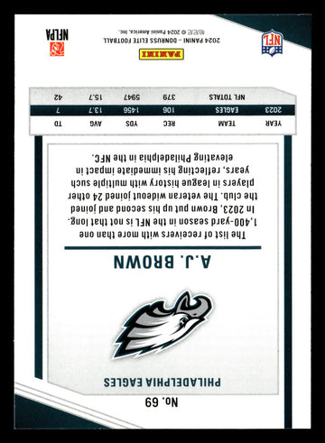 2024 Donruss Elite #69 A.J. Brown