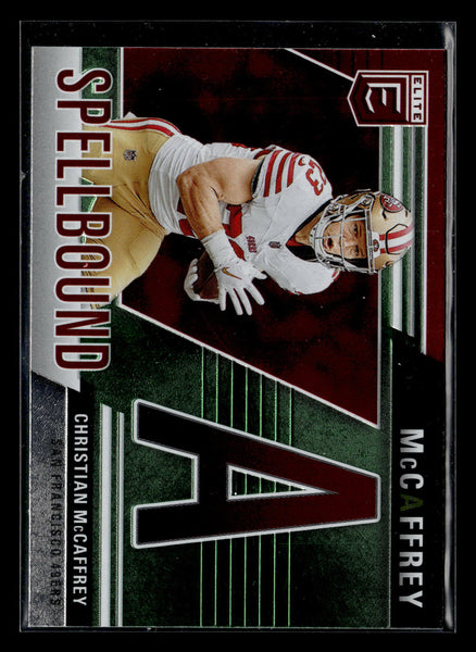 2024 Donruss Elite #15 Christian McCaffrey Spellbound Green