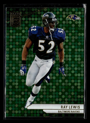 2024 Donruss Elite #12 Ray Lewis Green Disco