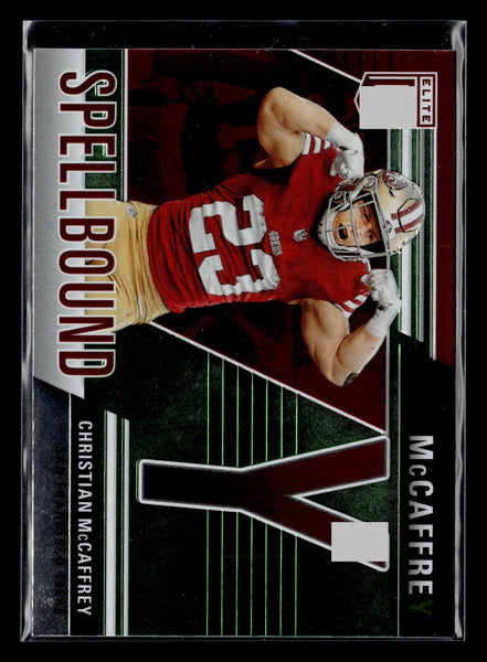 2024 Donruss Elite #20 Christian McCaffrey Spellbound Green