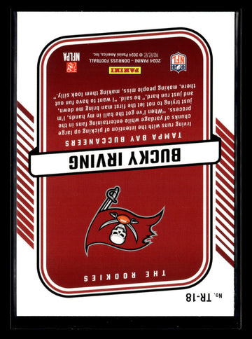 
2024 Donruss #301 Bucky Irving The Rookies