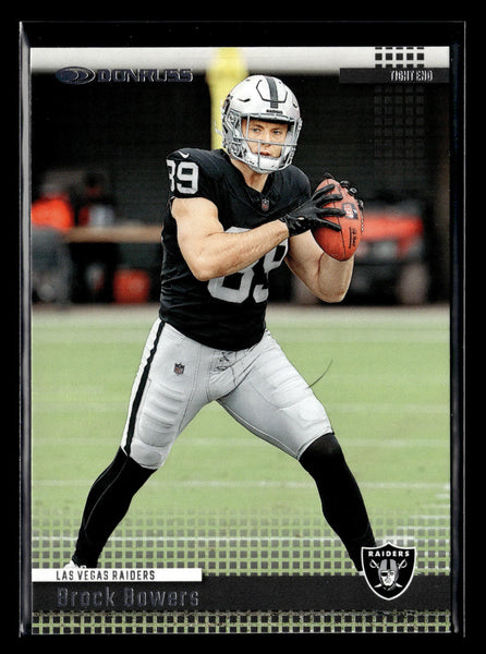 2024 Panini Donruss #28 Brock Bowers Rookie RC Las Vegas Raiders Rare Retro