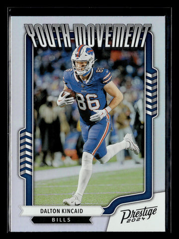 
2024 Panini Prestige #YM-DKD Dalton Kincaid Youth Movement