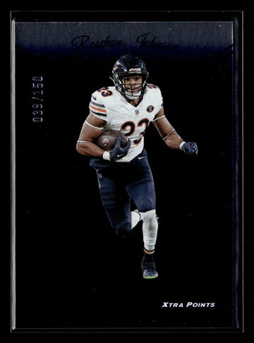 
2024 Panini Prestige #49 Roschon Johnson Purple Xtra Points #/150