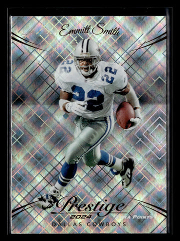 
2024 Panini Prestige #83 Emmitt Smith Diamond Xtra Points