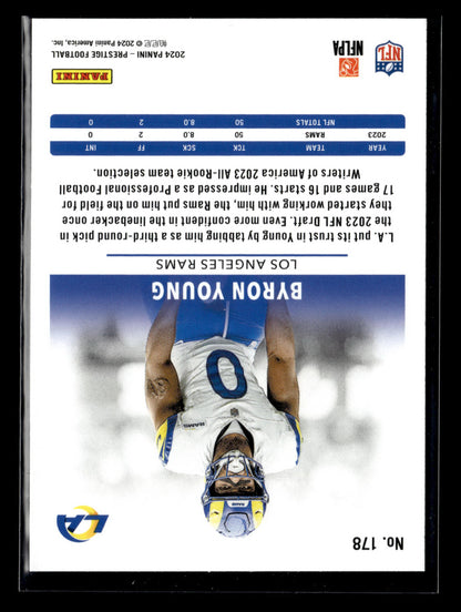 2024 Panini Prestige #178 Byron Young Diamond Xtra Points