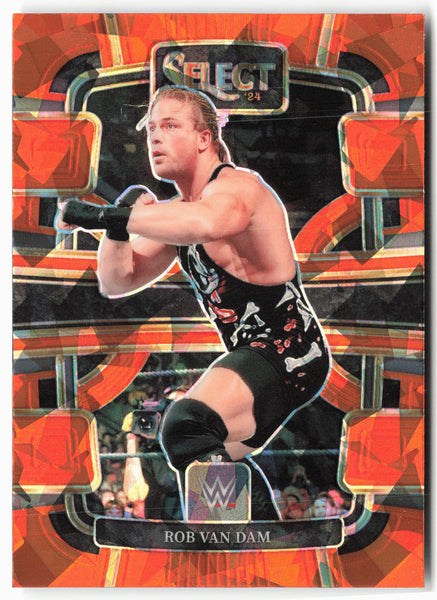 2024 Panini Select WWE #5 Rob Van Dam Orange Ice Prizms