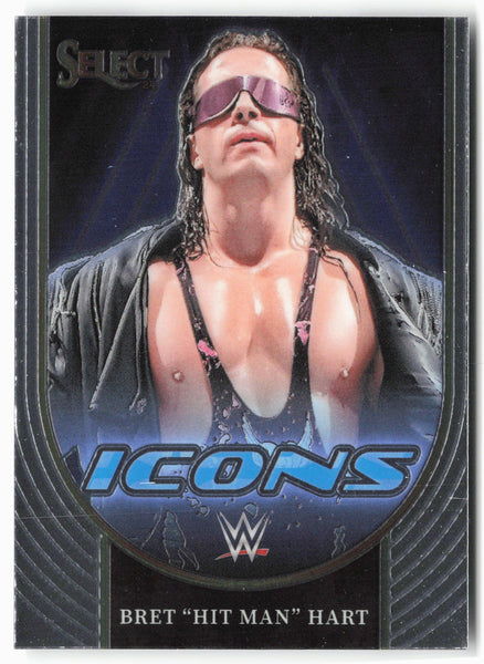 2024 Panini Select WWE #7 Bret "Hit Man" Hart Icons