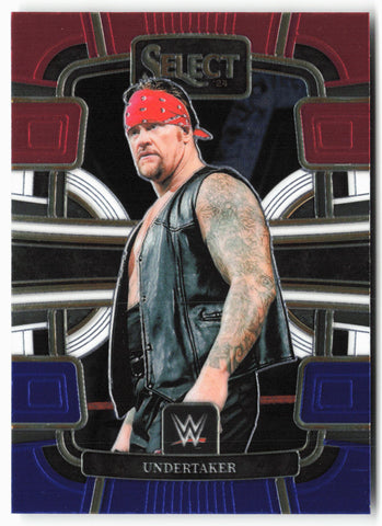 2024 Panini Select WWE #17 Undertaker Red and Blue