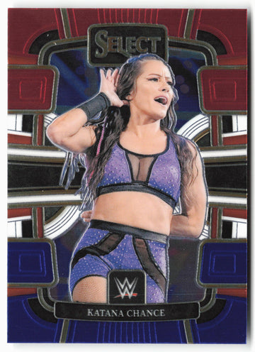 
2024 Panini Select WWE #80 Katana Chance Red and Blue
