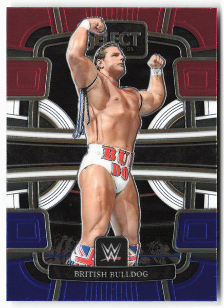 2024 Panini Select WWE #69 British Bulldog Red and Blue