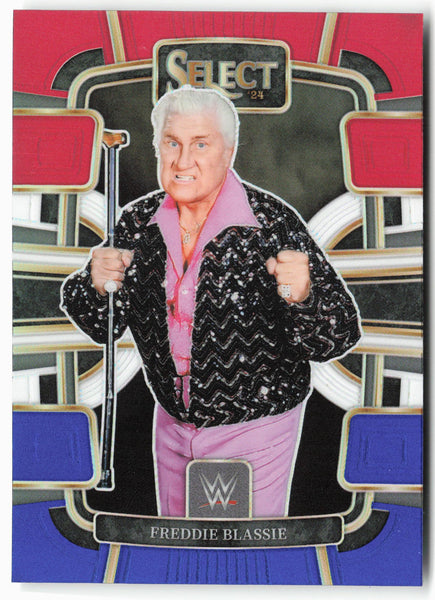 2024 Panini Select WWE #31 Freddie Blassie Red and Blue Prizms