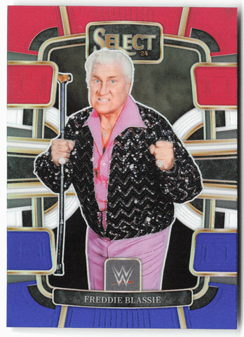 2024 Panini Select WWE #31 Freddie Blassie Red and Blue Prizms