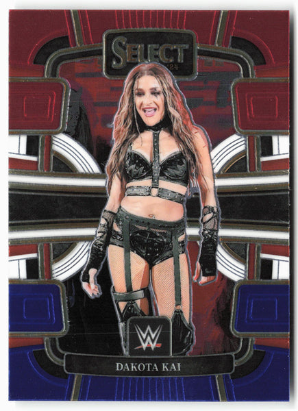 2024 Panini Select WWE #30 Dakota Kai Red and Blue