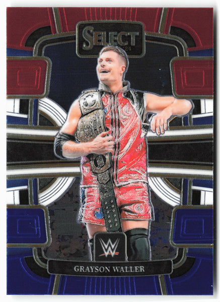 2024 Panini Select WWE #44 Grayson Waller Red and Blue