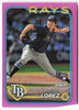 2024 Topps Chrome #225 Jacob Lopez Pink Refractors