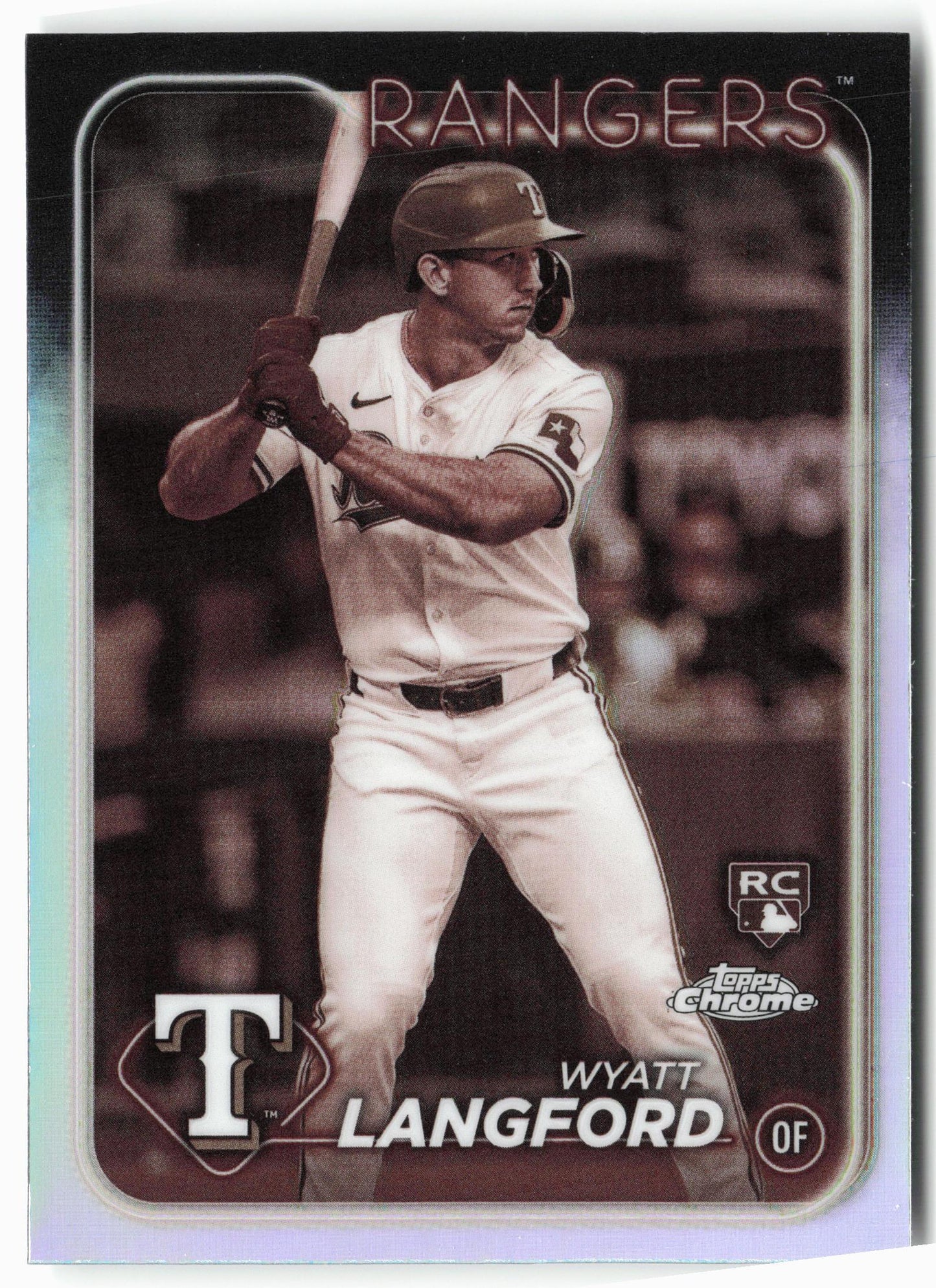 2024 Topps Chrome #122 Wyatt Langford Sepia Refractors
