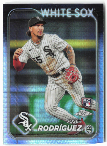 
2024 Topps Chrome #115 José Rodríguez Prism Refractors
