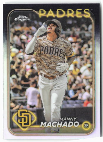 2024 Topps Chrome #12 Manny Machado Refractors