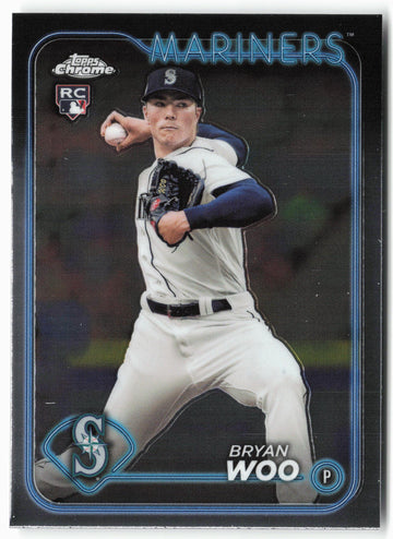 
2024 Topps Chrome #172 Bryan Woo