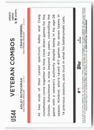 2024 Topps Update #US44 Battery Power: Orioles Toast Another Dub CC
