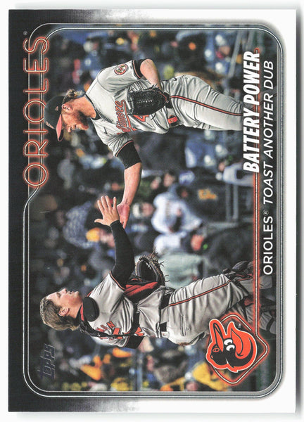 2024 Topps Update #US44 Battery Power: Orioles Toast Another Dub CC