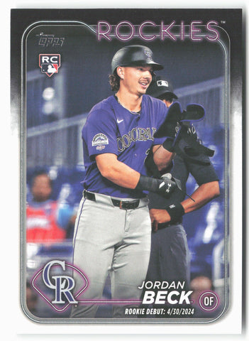 2024 Topps Update #US198 Jordan Beck