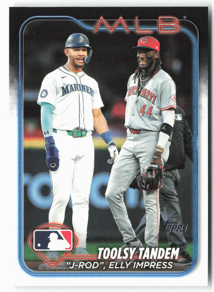 2024 Topps Update #US238 Toolsy Tandem: "J-Rod", Elly Impress CC