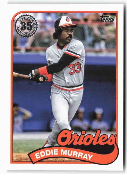 2024 Topps Update #89US-27 Eddie Murray 1989 Topps Baseball 35th Anniversary