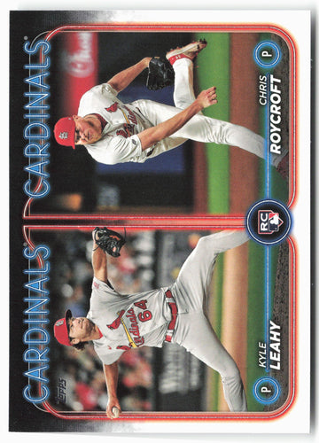 
2024 Topps Update #US189 Kyle Leahy / Chris Roycroft RCOM, RC