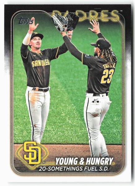 2024 Topps Update #US48 Young &amp; Hungry: 20-Somethings Fuel S.D. CC