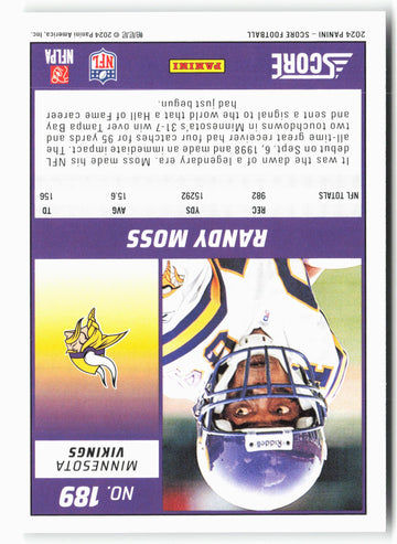 
2024 Score #189 Randy Moss