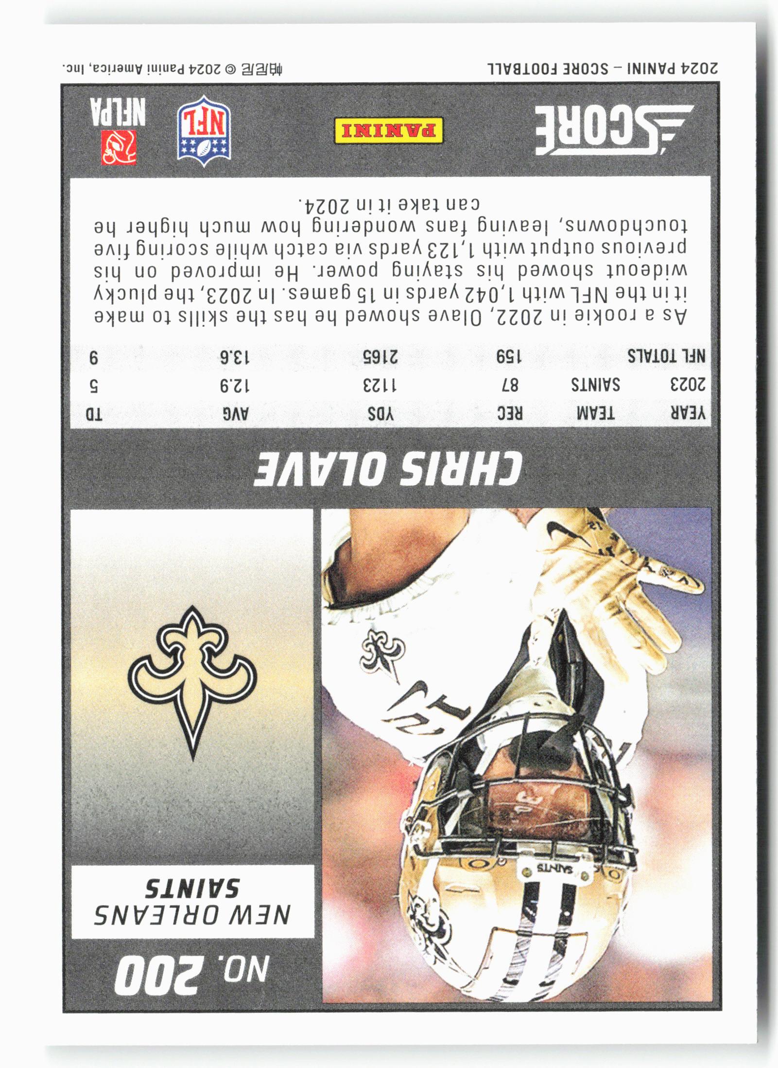 2024 Score #200 Chris Olave