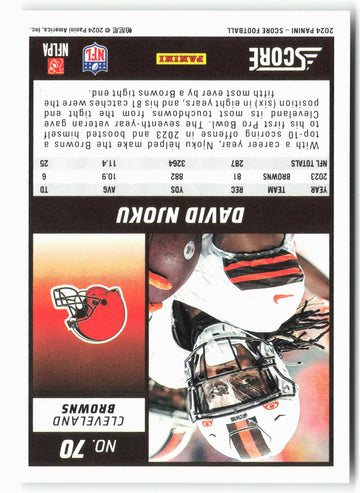 
2024 Score #70 David Njoku