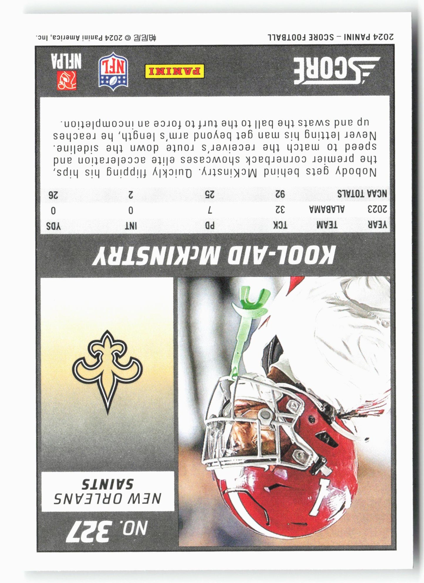 2024 Score #327 Kool-Aid McKinstry